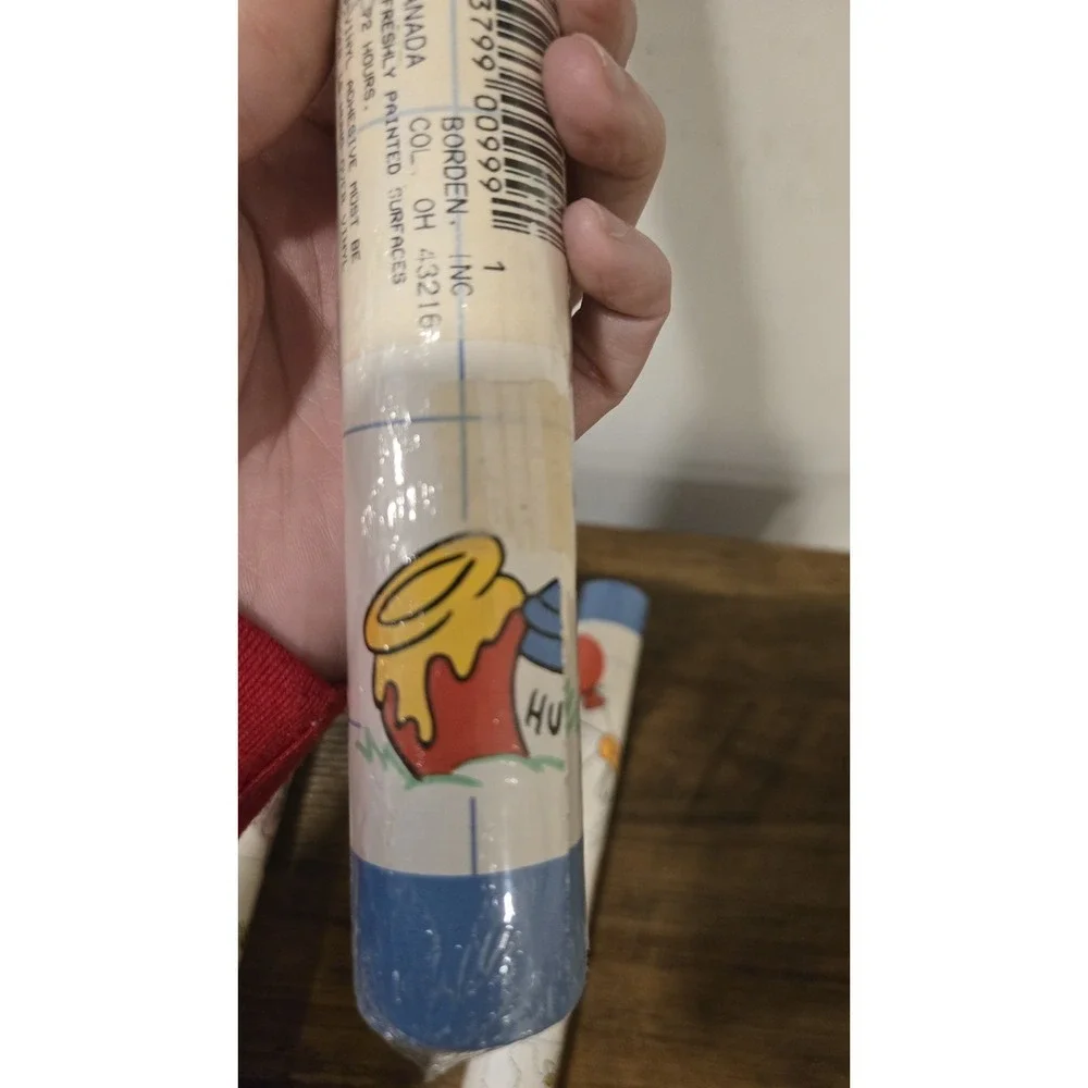 Vintage Winnie the Pooh Wallpaper Border Rolls (3 Sealed) Disney Nursery Decor